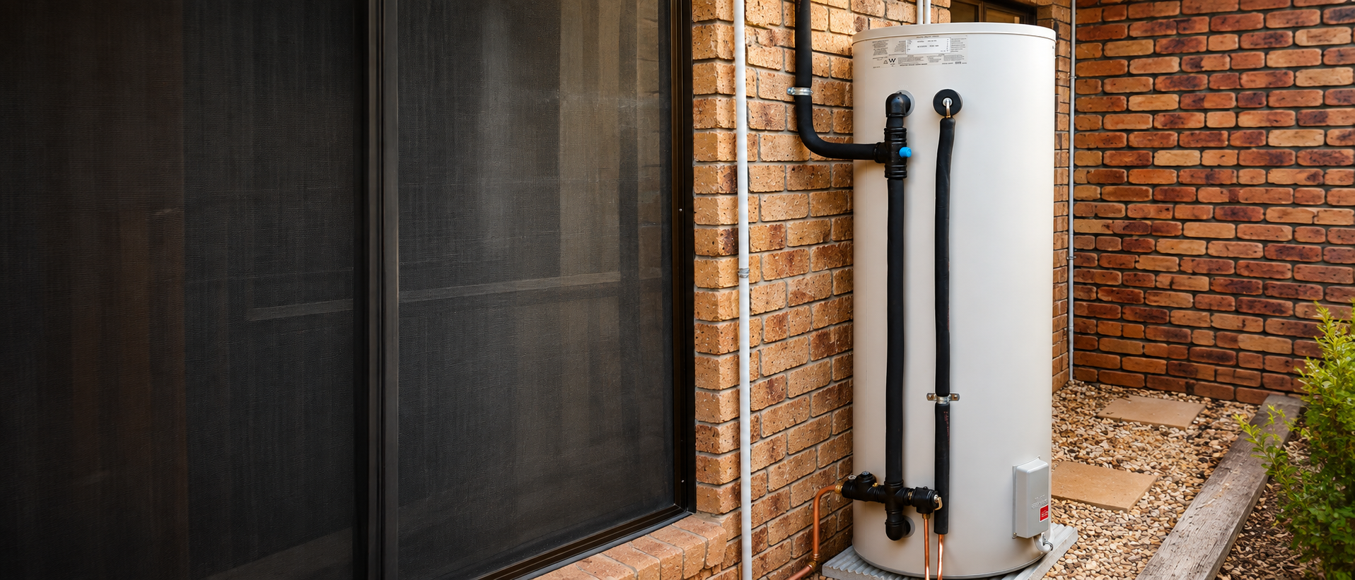 Electric hot water system installation