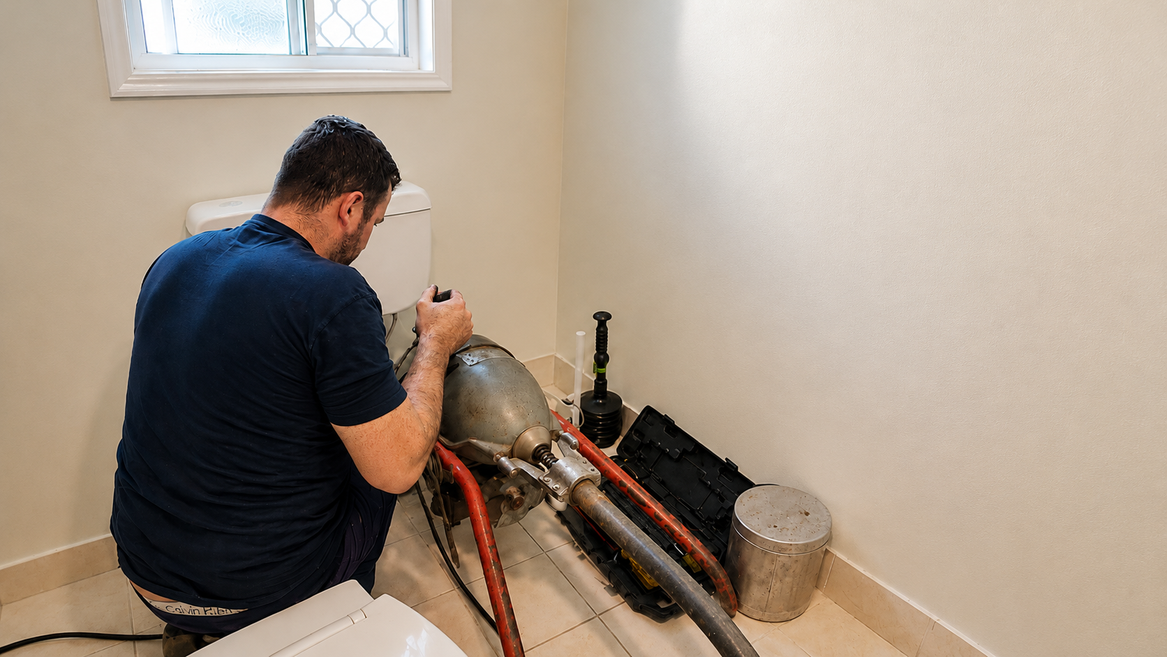 Plumbing drain repair equipment