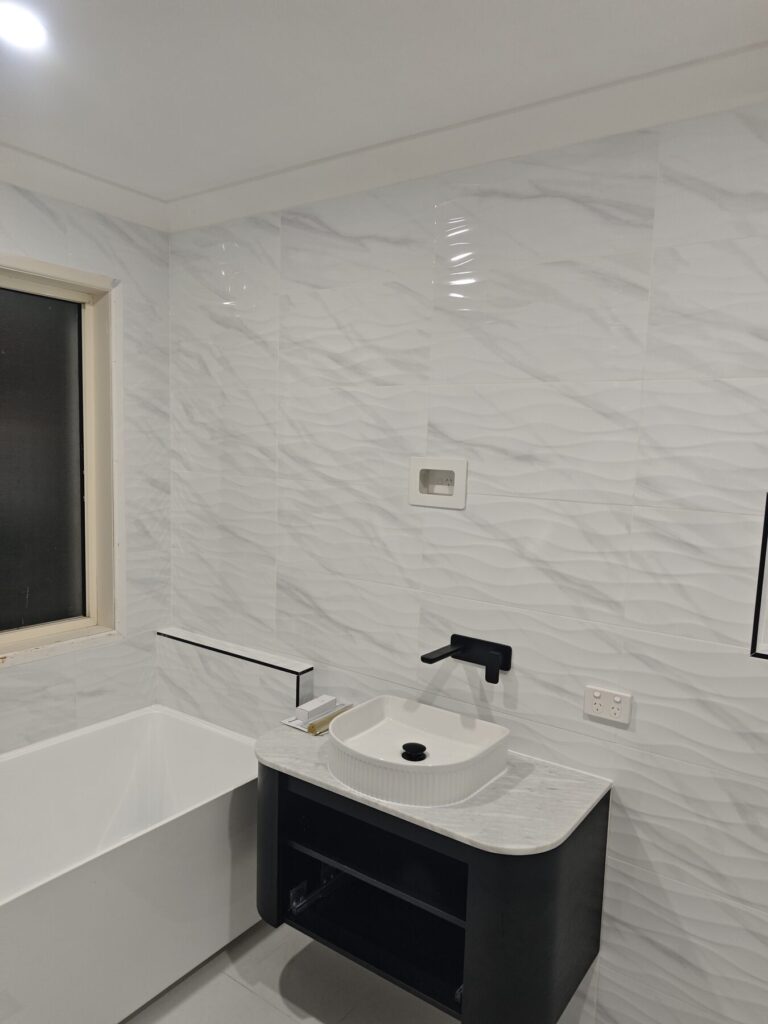 Bathroom renovation project 01 by Maxwell Plumbing and Electrical