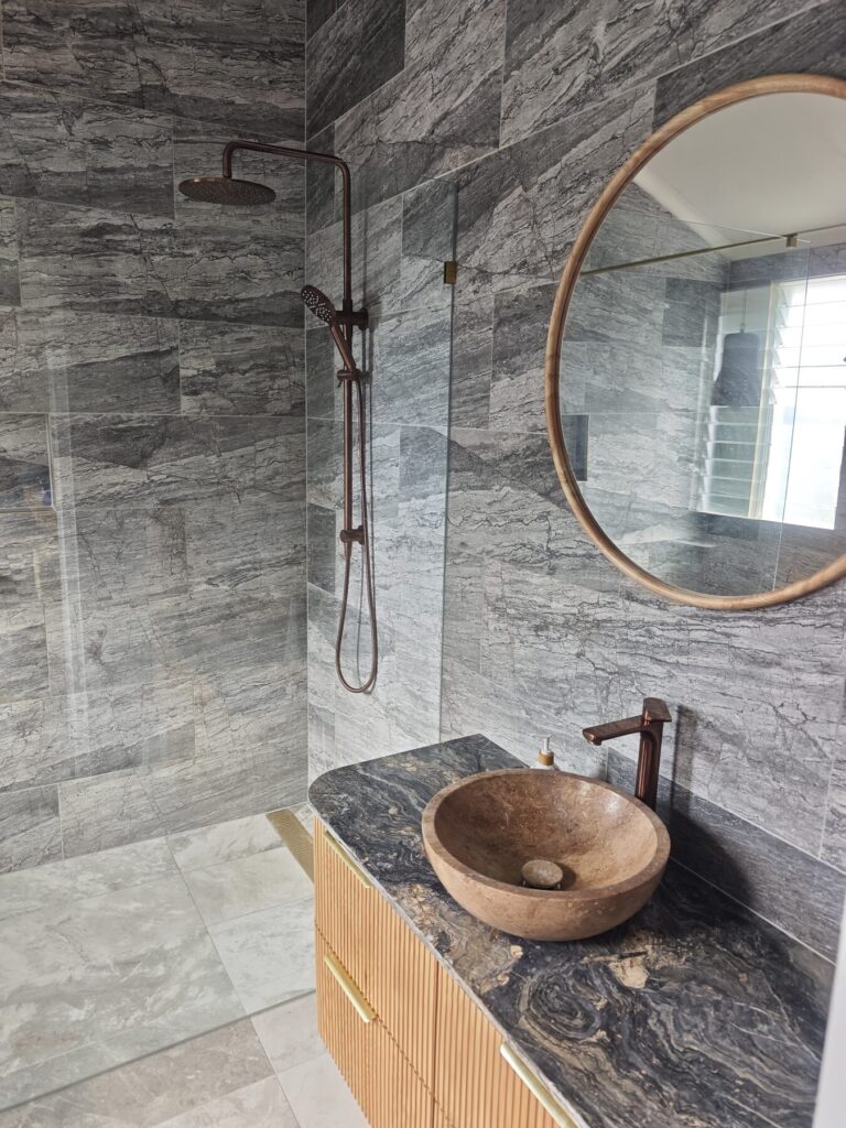 Bathroom renovation project 04 by Maxwell Plumbing and Electrical