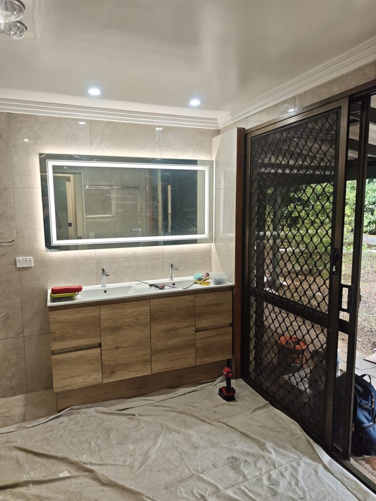 Bathroom renovation project 08 by Maxwell Plumbing and Electrical