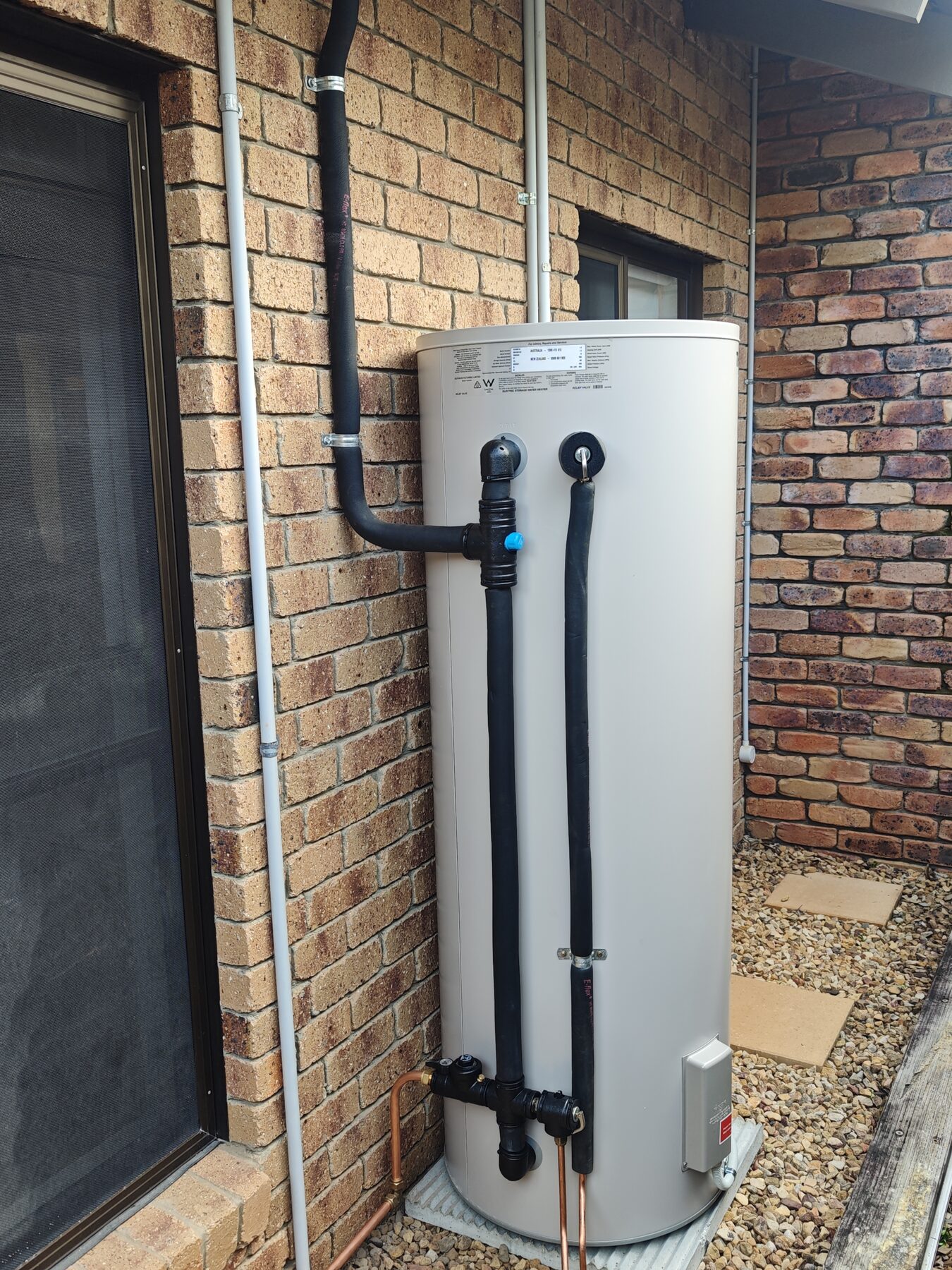 Hot water system work by Maxwell Plumbing and Electrical