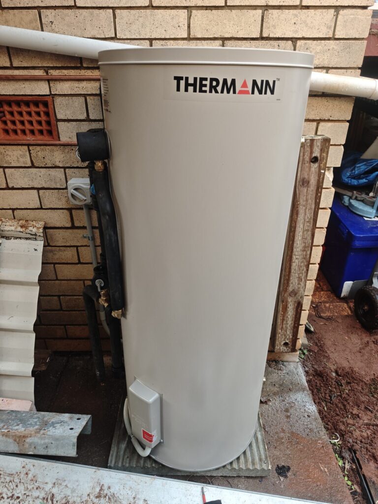 Hot water system project 03 by Maxwell Plumbing and Electrical