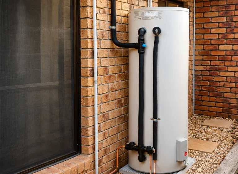 Electric hot water system installation